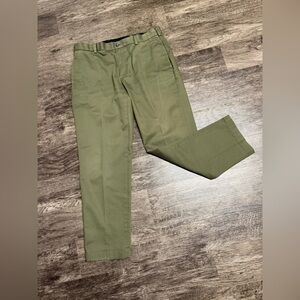 BROOKS Brothers STRETCH CHINOS Green 36 X 30